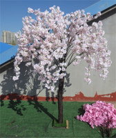 Fabrik-Lagerbestand Kirschblüten-Sakura Künstlicher Plastik-Baum Umweltfreundlich Wasserdicht für Innen- und Außendekoration bei Hochzeiten