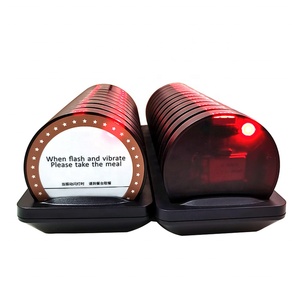 Biểu Tượng Miễn Phí Sticker Bồi Bàn Thông Minh Tiếng bíp Rung 22 Chuông Quản Lý Hàng Xếp Hàng Không Dây Bồi Bàn Gọi Máy Nhắn Tin Hệ Thống Cho Nhà Hàng - Product Image 1