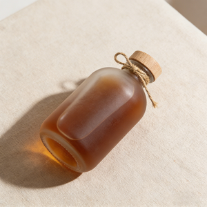 Botella <span class=keywords><strong>de</strong></span> Vidrio Redonda Vacía <span class=keywords><strong>de</strong></span> Buena Calidad <span class=keywords><strong>de</strong></span> 250 ml, 375 ml, 500 ml para Bebidas, Licores, Jugos, Vino, <span class=keywords><strong>Vodka</strong></span> con Corchos - Product Image 4