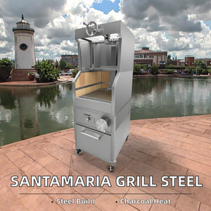 Parrilla Argentina de Acero Inoxidable <span class=keywords><strong>Santamaria</strong></span> YGLA650, 250W, 220-240V, Carbón Vegetal, para Hoteles y Restaurantes - Product Image 2