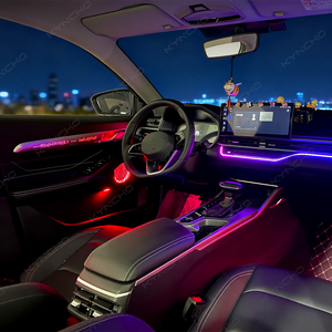 KYNCHO pour Geely Emgrand : Kit d'éclairage d'ambiance <span class=keywords><strong>LED</strong></span>, modification des diodes <span class=keywords><strong>LED</strong></span> Symphony, éclairage d'ambiance automobile - Product Image 5