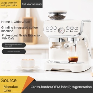 Machine à café semi-automatique 20 bars à double pompe, multifonctionnelle pour cappuccino et expresso, double chaudière, idéale pour hôtels et extérieur - Product Image 4