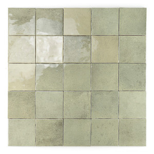 Piastrella Marocco Sage 10x10 cm 8 mm Lucida con Bordi Irregolari - Product Image 2