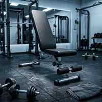 Banc de musculation compact et robuste, réglable, pliable, inclinable et déclinable, pour entraînement à domicile, musculation avec haltères
