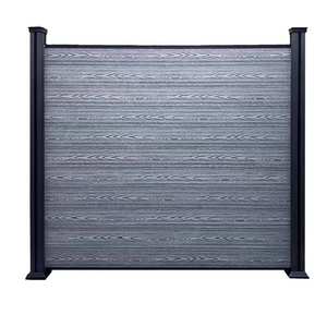 <span class=keywords><strong>รั้ว</strong></span>ความปลอดภัย WPC ที่เป็นมิตรกับสิ่งแวดล้อม ทันสมัย กันน้ำ ประกอบง่าย ประตูรั้วสำหรับทางเข้าบ้าน พร้อมลายนูน 3 มิติ หรือลายไม้ - Product Image 4