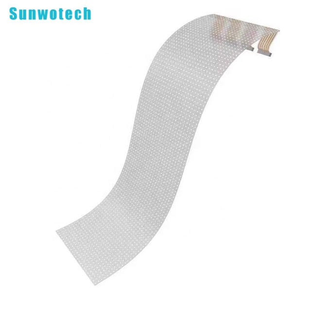 Outdoor Self-Adhesive Thin Flexible Transparent LED Film Display Screen for Industrial Curtain Wall Video Advertising for Wall
