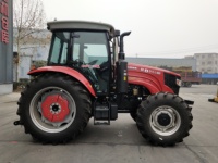 Tracteur agricole 4x4 80HP 90HP 100HP avec cabine et attelage 3 points
