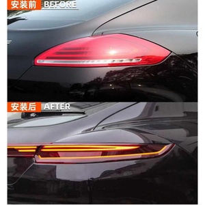 Luz Trasera Continua Mejorada con Lámpara LED y Lente Roja para Panamera 970 2010-2016, Luz de Freno, Direccional y Reversa, 12V - Product Image 3