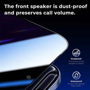 ฟิล์มกันรอยแบบป้องกันการมองเห็น ODM สำหรับ iPhone 17/18 Pro Max มุมมอง 28 องศา กระจกนิรภัยแบบเต็มจอ ความแข็ง 9H ป้องกันรอยขีดข่วน - Product Image 5
