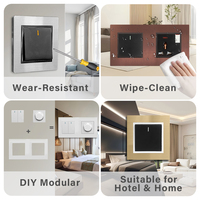 VBQN Wenzhou électrique maison lumière mur puissance interrupteurs électriques prise britannique prises et interrupteurs électriques