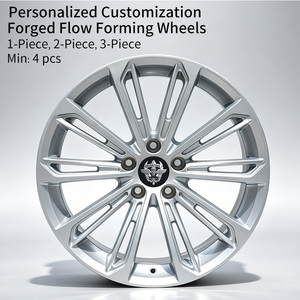 Rines FLowtone <span class=keywords><strong>de</strong></span> 17 y 18 Pulgadas, Aleación <span class=keywords><strong>de</strong></span> Aluminio Fundido, Color Plata, 5X112PCD para VW B6 B8 MK5 MK7, Rines para Autos <span class=keywords><strong>de</strong></span> Pasajeros - Product Image 2