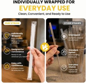 Gobelet en plastique transparent jetable de 16 oz avec couvercle anti-fuite et paille, idéal pour les cafés glacés et les soirées soda - Product Image 3