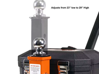 Chariot de manutention électrique pour caravane, usage intensif, 48V 500W, attelage à boule de 2 pouces, capacité de charge maximale 2500 LBS