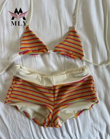 Maillots de bain MLY Manufacturer, bikini imprimé de haute qualité, deux pièces, bikini micro en nylon recyclé sur mesure