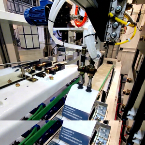 Machine d'application d'étiquettes automatique, équipement d'impression et d'emballage d'autocollants industriels pour ligne de production continue - Product Image 1