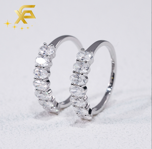 แหวนมอสซาไนต์แฟชั่น YY Jewelry ระดับ VVS สี D มีสินค้าในสต็อก เงินแท้ 925 ผ่านการทดสอบเพชร พร้อมใบรับรอง GRA เหมาะสำหรับเป็นของขวัญ สำหรับทุกเพศ - Product Image 1