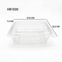Emballage en blister PET, impression en relief, boîte en plastique recyclable pour gâteaux, aliments, gelée, hamburgers, aliments en conserve