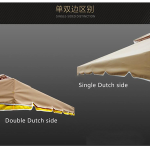 Tessuto impermeabile del tetto della tenda della pioggia del baldacchino della tenda da sole della lega di alluminio ad alta resistenza 250g tessuto impermeabile del poliestere del PVC - Product Image 5