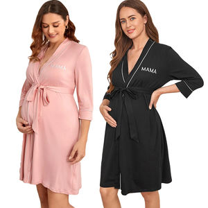 <span class=keywords><strong>Enceinte</strong></span> personnalisé femmes allaitantes maman et moi <span class=keywords><strong>Robe</strong></span> Swaddle ensemble robes de maternité correspondant <span class=keywords><strong>Robe</strong></span> et couverture ensemble - Product Image 1