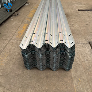 Barandilla de Seguridad para Carreteras, Barra de Acero Flexible en Forma de W, Barrera Anticollisiones, Uso en el Mercado de Singapur, Barandilla de Carretera Galvanizada en Caliente - Product Image 3