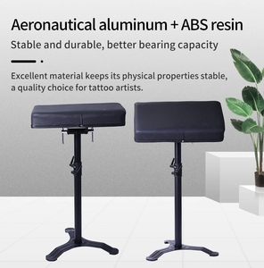 Leather Tattoo Armrest Stool Adjustable Height Hand Bracket <b>Workstation</b> for Professional Tattoo Studio Supplies - Product Image 5