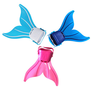 Mermaid Tail Monofin Aletas <span class=keywords><strong>de</strong></span> natación profesionales Niños <span class=keywords><strong>Niñas</strong></span> Entrenamiento Aletas <span class=keywords><strong>de</strong></span> natación Aletas <span class=keywords><strong>de</strong></span> buceo - Product Image 2