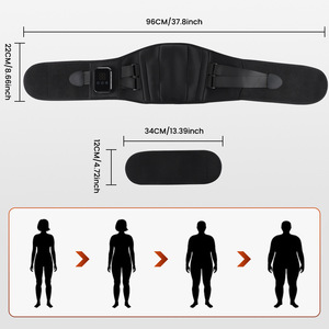 Portable Electric <b>Heating</b> Massage Belt for Travelers with Fast Warm Up and Soft Inner Lining for Comfort Wear - Product Image 5
