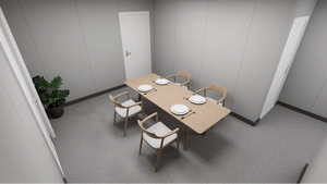 Casas Prefabricadas Blancas de Dos Pisos con Balcón y Bancas, de 20 Pies, Precio Mayorista de Fábrica 2026 - Product Image 6