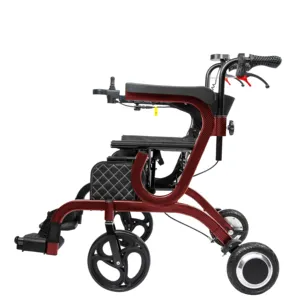 250w Mobility Walker Rollator Elderly Rollator Walking Aids For Disabled Handicapped mobility scooter wheelchair attachment