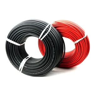 PE CE Solid Copper Core 4 6 Mm Double Layer Solar Energy PV Cable Insulated Wire 3 Core 0.5mm2 Xlpe Insulated Customized Size
