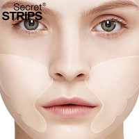 Meilleure feuille végétalienne biologique de luxe pour le visage, le corps, plis anti-nasolabiaux, bandes anti-rides, blanchissant l'essence de collagène amincissante pour le visage