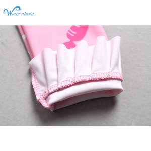 Vente en gros short à manches longues une pièce <span class=keywords><strong>bikini</strong></span> de bain pour bébé fille maillot de bain pour enfant maillots de bain pour enfants bébé fille - Product Image 4
