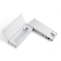 Boîtes à cigarettes personnalisables vierges de 1 ml, emballage plat, fabrication en usine, boîtes en papier écologiques sans EVA, conception libre, emballage en carton à tirer