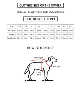 Jersey de manga larga <span class=keywords><strong>para</strong></span> cachorro, <span class=keywords><strong>ropa</strong></span> a juego <span class=keywords><strong>para</strong></span> perro y propietario, Primavera/otoño - Product Image 6