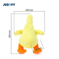 Jouets en peluche doux résistant aux morsures Animal de dessin animé mignon chiot petits chiens canard grinçant