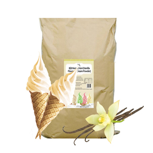 DDYO ICESO11, Bolsa de 25 kg, Crema Vegetal Sabor Vainilla, Mezcla en Polvo para Helado Suave, para Cafeterías, Restaurantes, Cadenas de Gelaterías, Suministro a Granel, Premium - Product Image 1