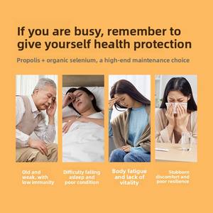 <span class=keywords><strong>San</strong></span> Ye Véritable Propolis Sélénium Capsules Molles Suppléments À Base De Plantes Améliorer L'Immunité Pour Les Personnes Âgées D'âge Moyen Synergique - Product Image 3