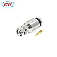 Connecteur BNC mâle à pince pour câbles RG8, LMR400, RG213, RG214 – Connecteurs coaxiaux RF à vis en stock – Fourniture directe usine