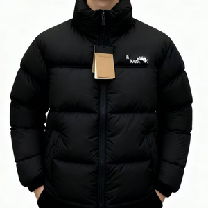 Veste d'hiver pour <span class=keywords><strong>homme</strong></span> <span class=keywords><strong>North</strong></span> originale, en duvet brillant, épaisse, coupe-vent, à capuche, avec veste chaude en coton pour le <span class=keywords><strong>ski</strong></span> de montagne, visage - Product Image 6