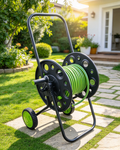 Two Wheel <strong>Hose</strong> Cart, <strong>Empty</strong> Steel <strong>Hose</strong> <strong>Reel</strong>, Steel <strong>Hose</strong> <strong>Reel</strong> Without Water <strong>Hose</strong> SG1127 - Product Image 3