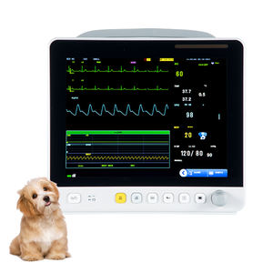 Amain Dier Vitaal Teken Hond Huisdier <span class=keywords><strong>Ecg</strong></span> Analyzerscanner Ultrasone Machine Draagbare Multiparameter Veterinaire Patiëntmonitor - Product Image 4