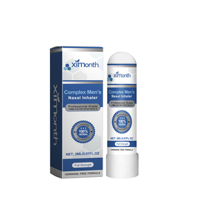 Inhalateur Nasal Herbal pour Hommes, Flacon Portable, Formule Soin du Nez, Blanc, 2ml, Format Voyage, Chine - Product Image 1
