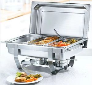 Plats à friture rectangulaires en acier inoxydable de 9 litres alimentés au gaz et à l'électricité nouvelle casserole pour hôtel vente en ligne - Product Image 1