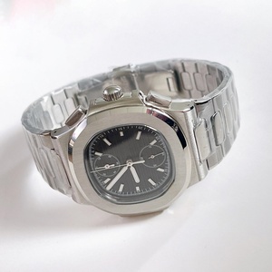 Fabricant de montres ODM OEM, montre pour homme de marque personnalisée haut de gamme, mouvement à quartz 41 mm, bracelet en acier inoxydable, montre de luxe de designer - Product Image 2