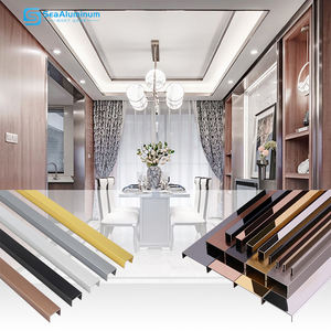 Profilé en <span class=keywords><strong>U</strong></span> en <span class=keywords><strong>aluminium</strong></span> Accessoires de décoration intérieure <span class=keywords><strong>Moulure</strong></span> de garniture en <span class=keywords><strong>aluminium</strong></span> Panneau en alliage pour décoration extérieure Matériel - Product Image 3