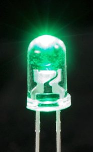 5 mét màu xanh lá cây khuếch tán đèn LED Diode 525nm 0.06 Wát 1.8-2.2V Dimmable 3-năm bảo hành - Product Image 6