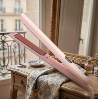 Lisseur ionique pour cheveux avec écran LCD 230 ° Lisseur à cheveux réglable à haute température, chauffe rapidement, pour tous types de cheveux