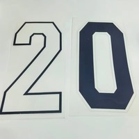 Impression personnalisée en gros de lettres, motifs plastisol, autocollants, logos, transferts thermocollants, numéros pour maillots de football, t-shirts et vêtements