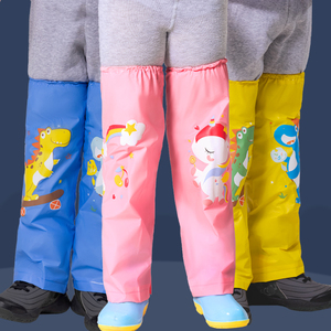 Vendita calda vendita all'ingrosso Anti pantaloni bagnati copri pantaloni impermeabili impermeabile pantaloni da pioggia per bambini in poliestere offerta Poncho - Product Image 1