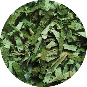 Nuove strisce naturali di foglie di loto a fette di colore verde - Product Image 1